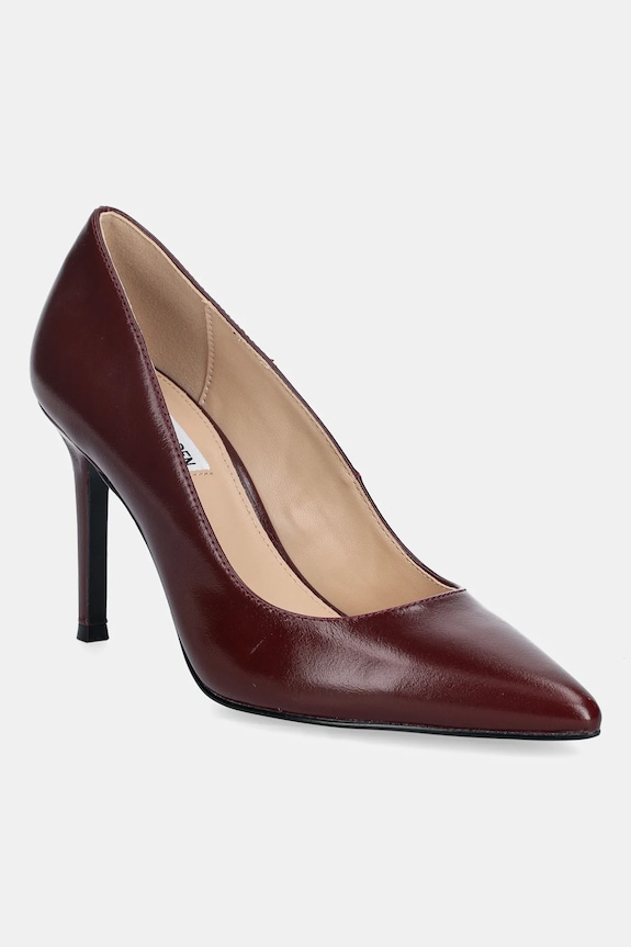 Steve Madden szpilki skórzane Secured szpilka bordowy 11004877.CL4
