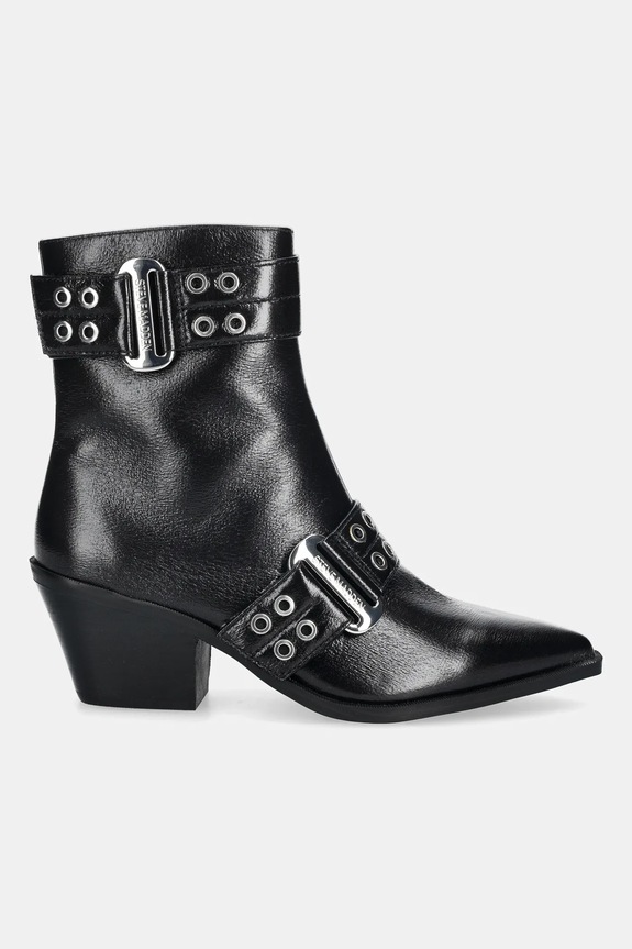 Členkové topánky Steve Madden Splurge 11004772.0BC čierna AW25