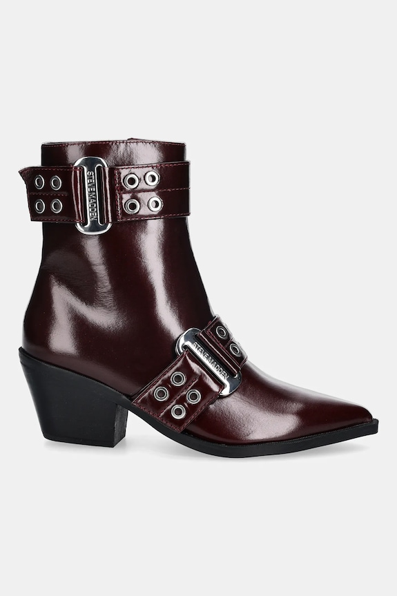 Μποτάκια Steve Madden Splurge 11004772.DCC μπορντό AW25