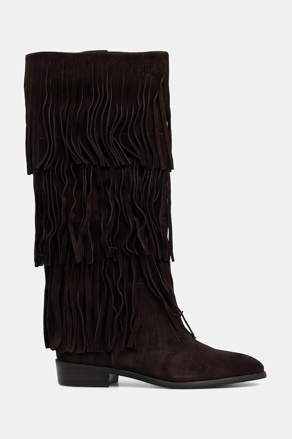 Замшевые сапоги Steve Madden Spur 11003916.003 коричневый AW25