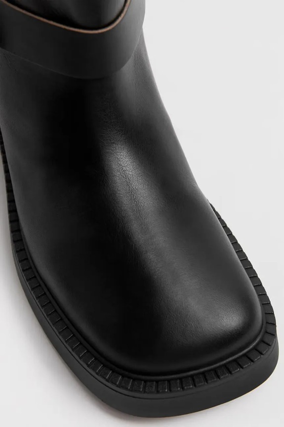 Kožne gležnjače Miista Maitea crna E8.3951