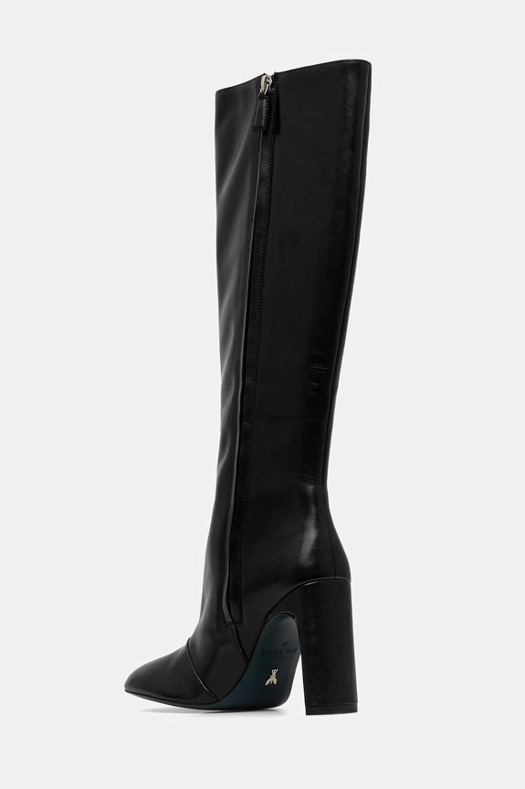 Παπούτσια Δερμάτινες μπότες Patrizia Pepe 2Y0035.L048.K103 μαύρο