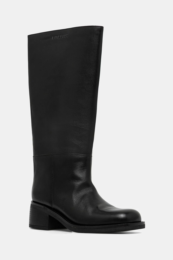 Δερμάτινες μπότες Patrizia Pepe 5-8 cm μαύρο 2Y0042.L048.K103