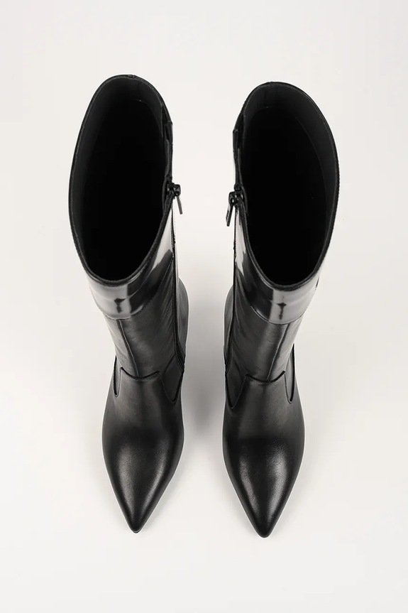 Vysoké čižmy Karl Lagerfeld SIENNA čierna KL32775.000