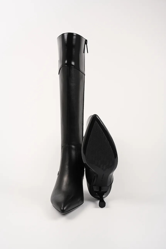 Vysoké čižmy Karl Lagerfeld SIENNA KL32775.000 čierna