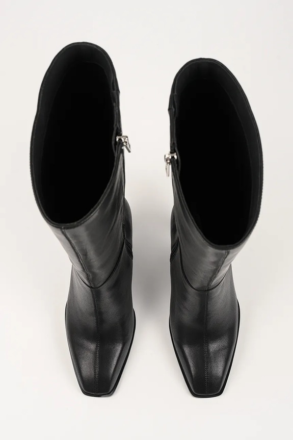 Δερμάτινες μπότες Karl Lagerfeld KARL NFT HEEL μαύρο KL39175.000