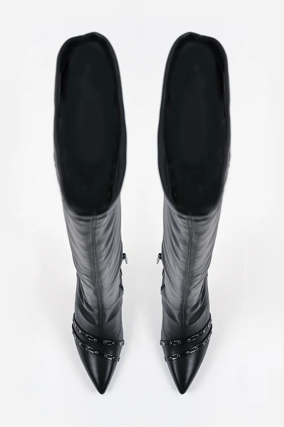 Čizme Karl Lagerfeld SARABANDE crna KL30987.F0X