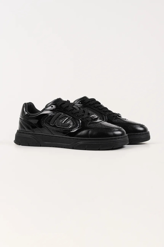 Karl Lagerfeld sneakersy skórzane KOURTNEY KL63025.00X czarny AW25