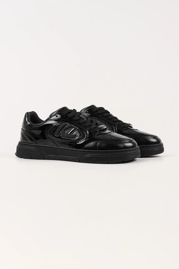 Karl Lagerfeld sneakersy skórzane KOURTNEY KL63025.00X czarny AW25