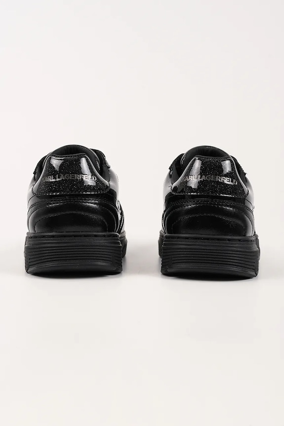 Obuwie Karl Lagerfeld sneakersy skórzane KOURTNEY KL63025.00X czarny