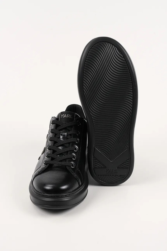 Karl Lagerfeld sneakersy skórzane KAPRI KL62511S.100 czarny