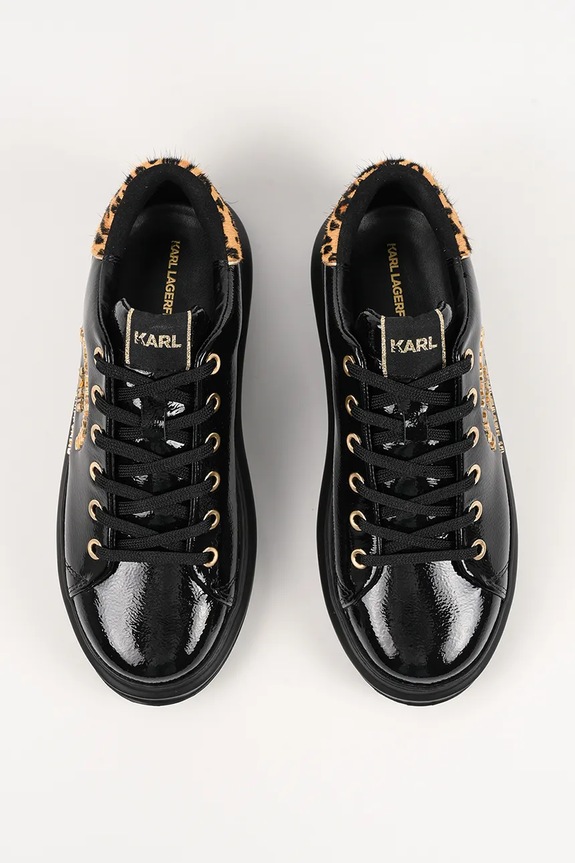 Karl Lagerfeld sneakers in pelle KAPRI nero KL62539J.100