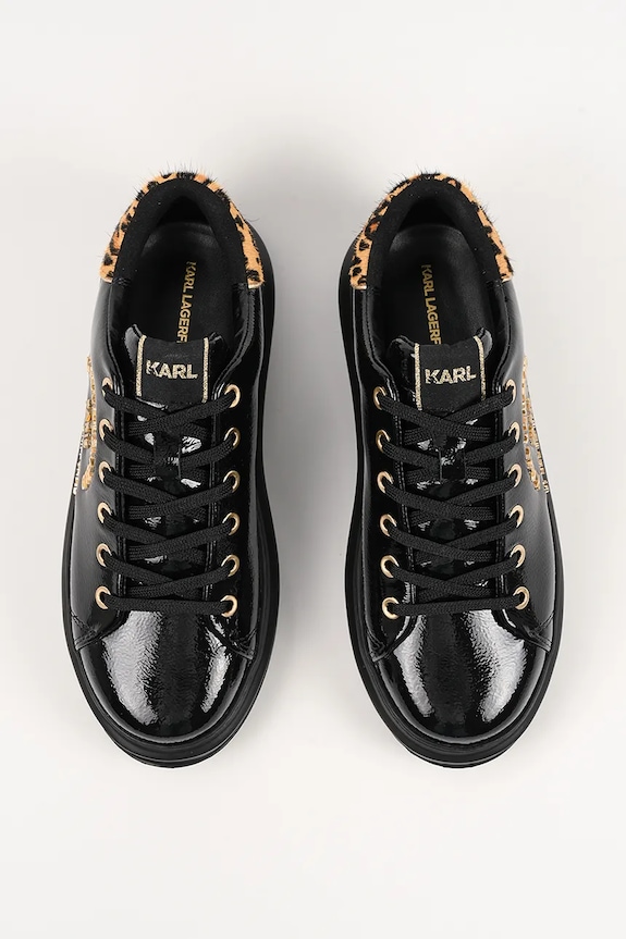 Karl Lagerfeld sneakers in pelle KAPRI nero KL62539J.100