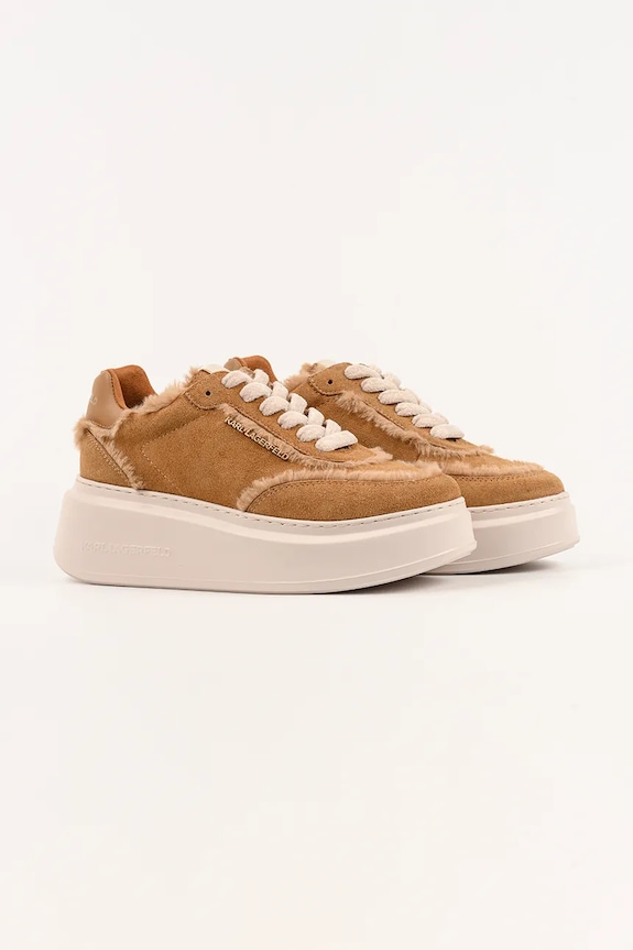 Замшевые кроссовки Karl Lagerfeld ANAKAPRI U KL63509.322 коричневый AW25