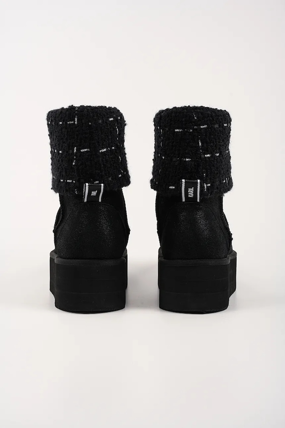 Încălțăminte Karl Lagerfeld cizme de iarnă THERMO KL48552.707 negru