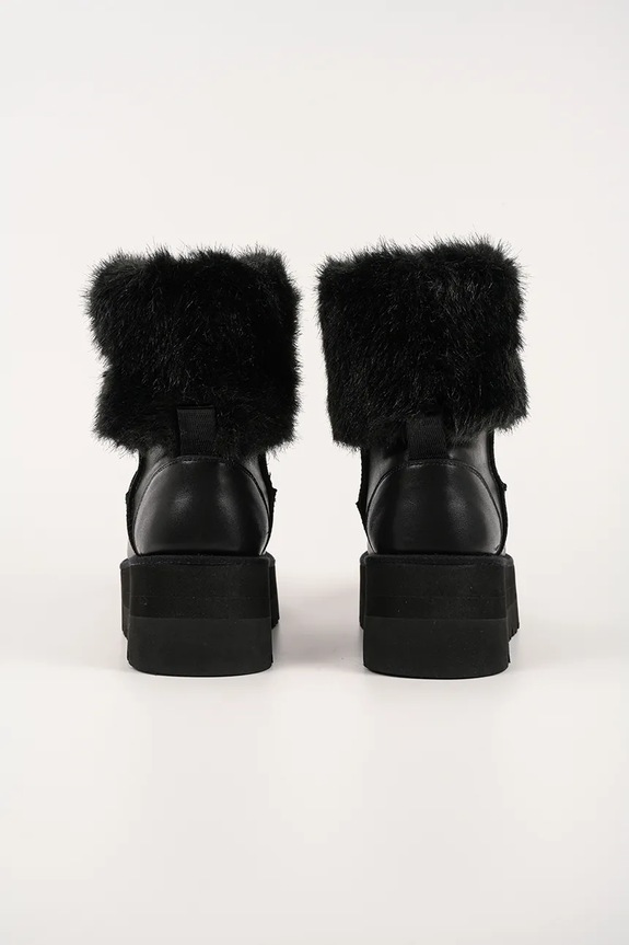Încălțăminte Karl Lagerfeld cizme de iarnă SKYLAR KL48655.400 negru
