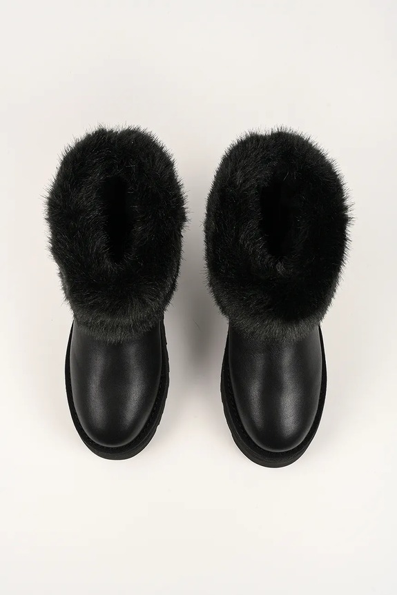 Karl Lagerfeld cizme de iarnă SKYLAR negru KL48655.400