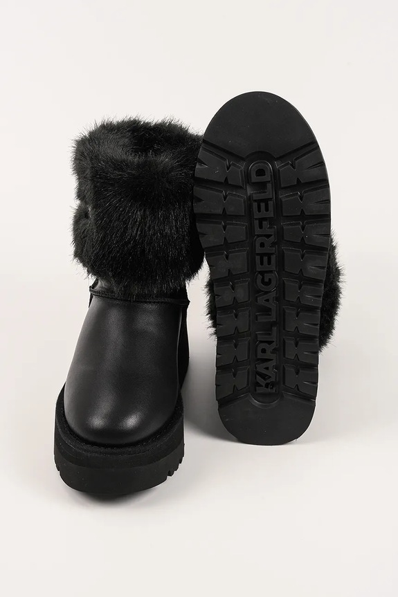 Karl Lagerfeld cizme de iarnă SKYLAR KL48655.400 negru