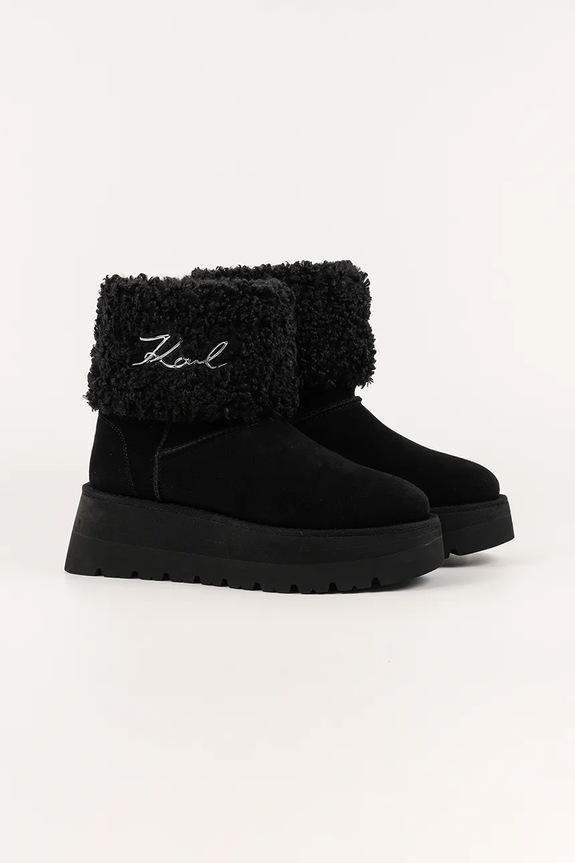 Karl Lagerfeld cizme de iarnă SKYLAR KL48653.700 negru NC25