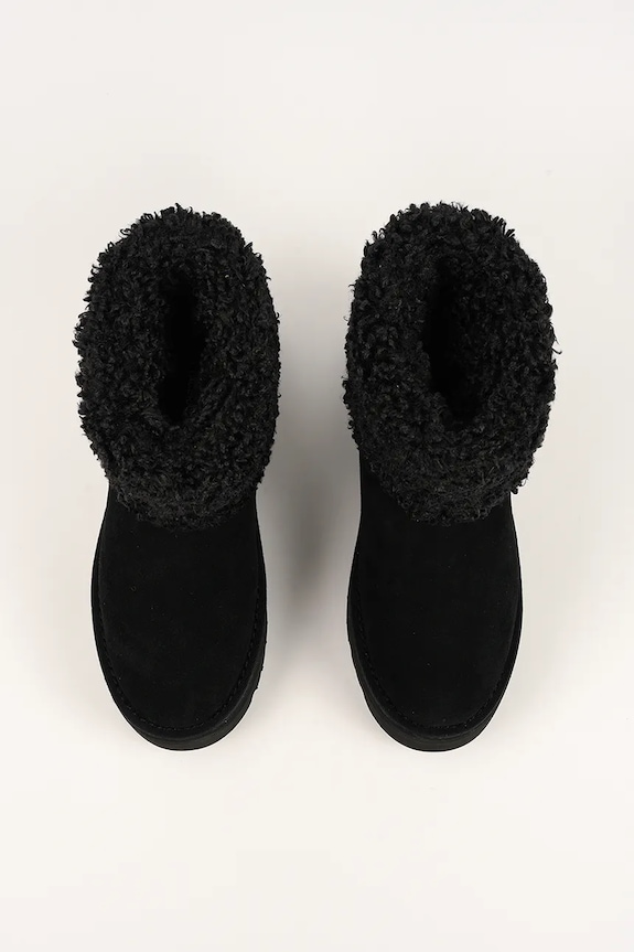 Karl Lagerfeld cizme de iarnă SKYLAR negru KL48653.700
