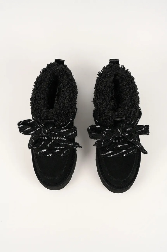 Karl Lagerfeld śniegowce SKYLAR czarny KL48632.500
