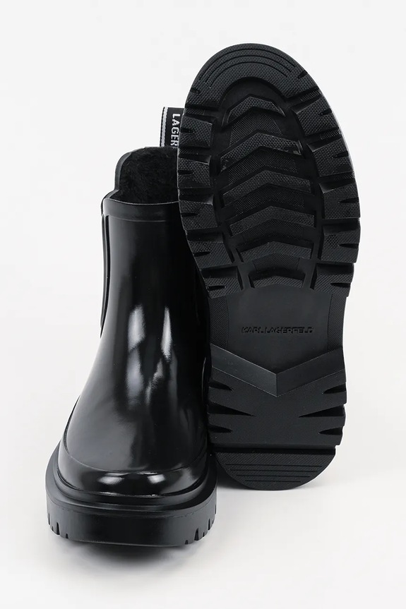 Karl Lagerfeld gumicsizma K/TORRENT KL47140.V00 fekete