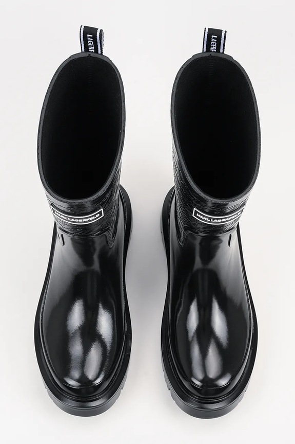 Karl Lagerfeld gumicsizma K/TORRENT fekete KL47170.V00