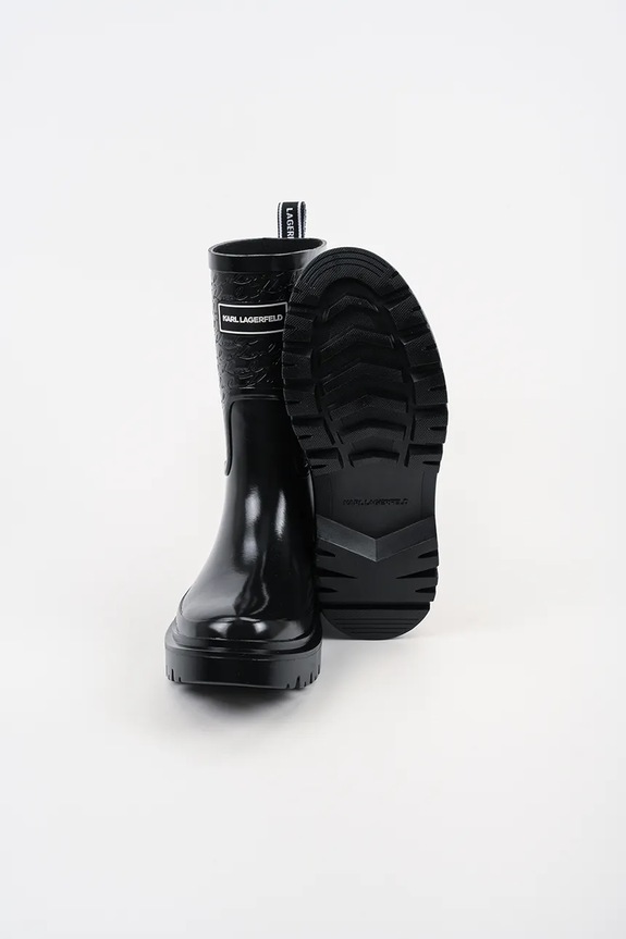 Karl Lagerfeld gumicsizma K/TORRENT KL47170.V00 fekete