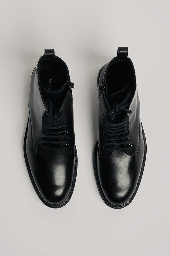 Nízké kozačky Karl Lagerfeld BLAKE černá KL41454.000