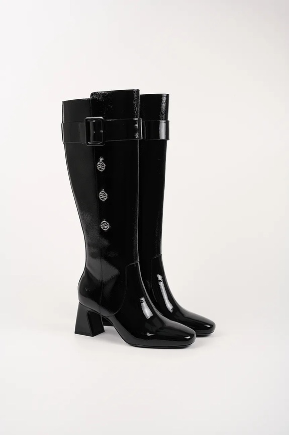 Vysoké čižmy Karl Lagerfeld BEATA KL31475A.100 čierna NC25