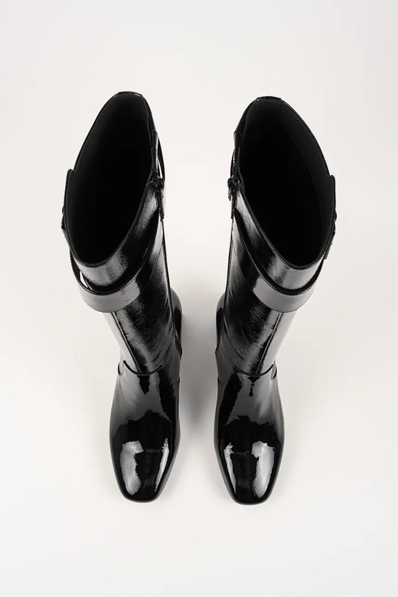 Vysoké čižmy Karl Lagerfeld BEATA čierna KL31475A.100