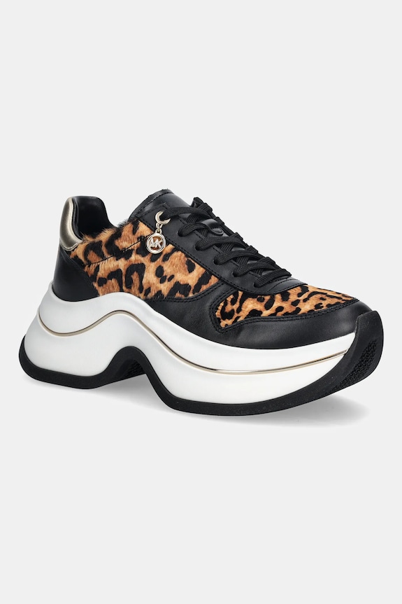 Sneakers MICHAEL Michael Kors Arla απομίμηση λείου δέρματος μπεζ 43F5ARFS1H.706