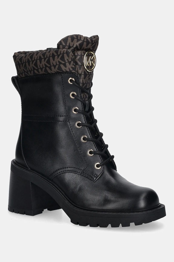 Kožené členkové topánky MICHAEL Michael Kors Cade textilný čierna 40F5CAME6L.292