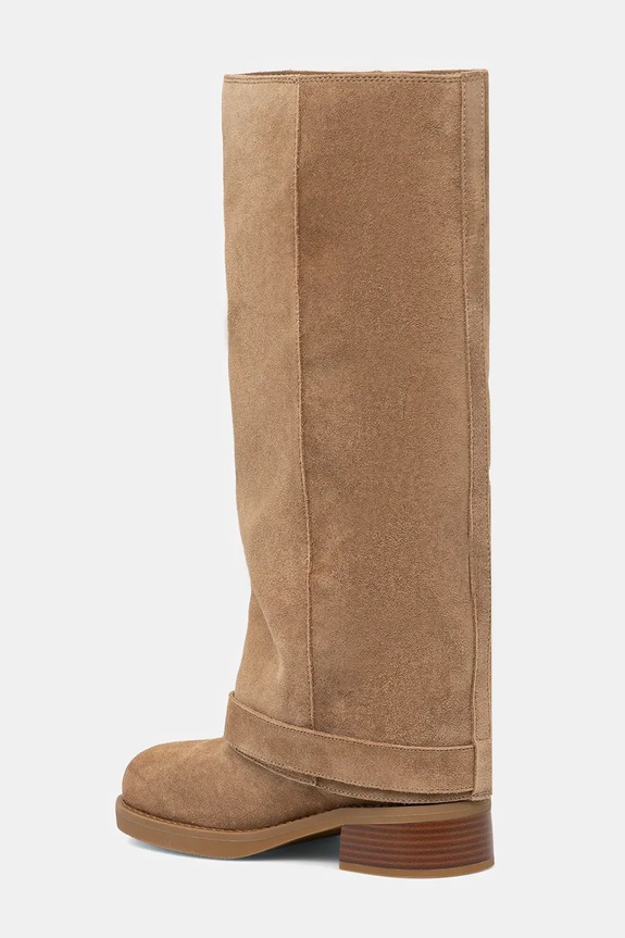 Obuća Čizme od brušene kože MICHAEL Michael Kors Colby 40F5COFB5S.297 bež