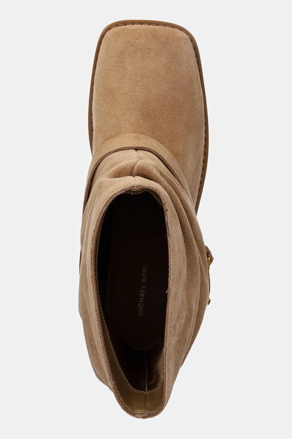 MICHAEL Michael Kors stivaletti alla caviglia in camoscio Colby beige 40F5COFE5S.297