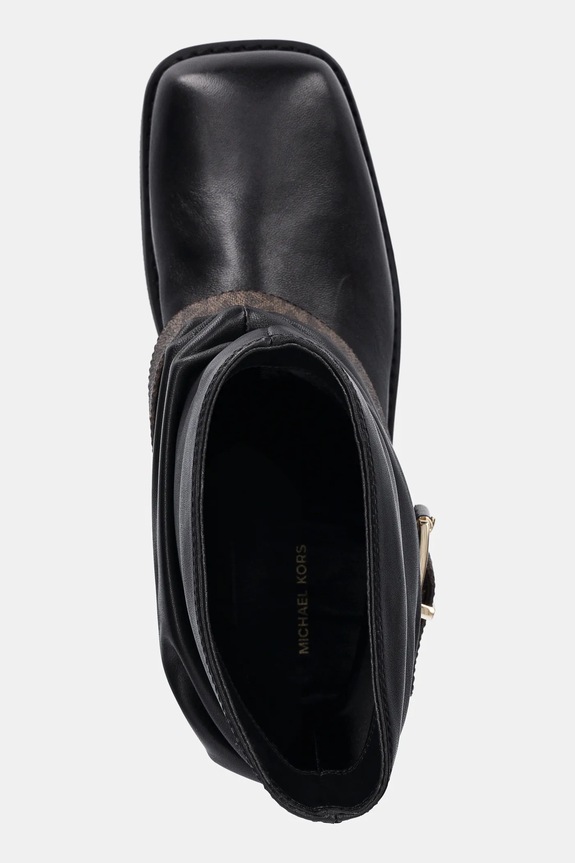 MICHAEL Michael Kors cizme de piele Colby negru 40F5COFE6L.292