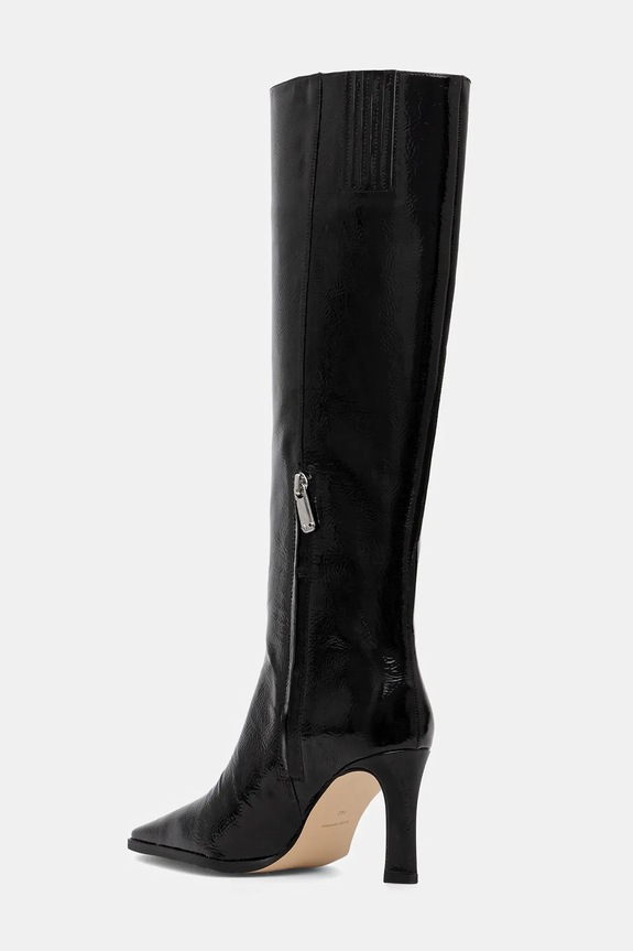 Obuv Kožené čižmy MICHAEL Michael Kors Darrah 40F5DRMB5A.001 čierna