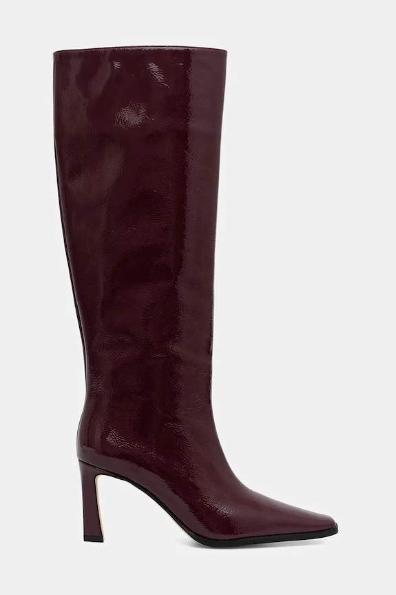Kožené čižmy MICHAEL Michael Kors Darrah 40F5DRMB5A.610 burgundské AW25