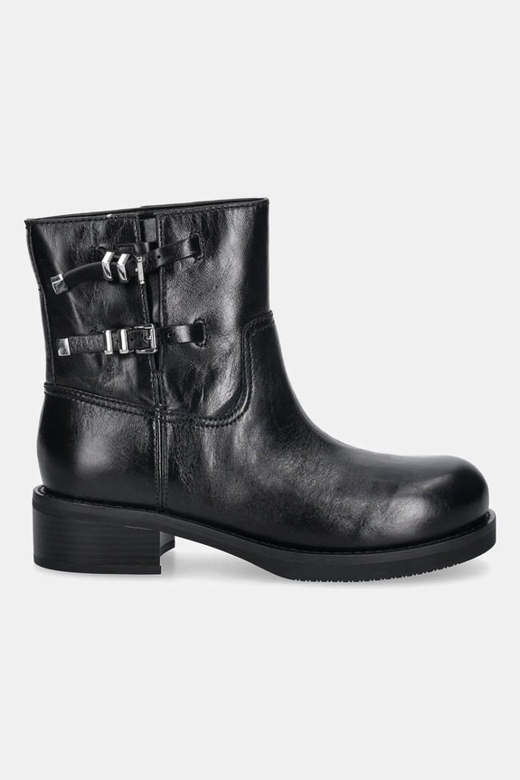 Kožené členkové topánky MICHAEL Michael Kors Darrington 40F5DTFE5L.001 čierna AW25