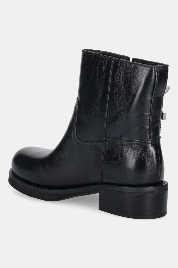 Obuv Kožené členkové topánky MICHAEL Michael Kors Darrington 40F5DTFE5L.001 čierna
