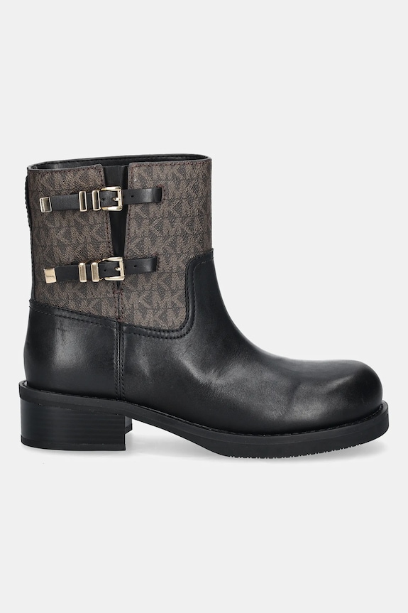 MICHAEL Michael Kors botki skórzane Darrington 40F5DTFE7L.292 czarny AW25
