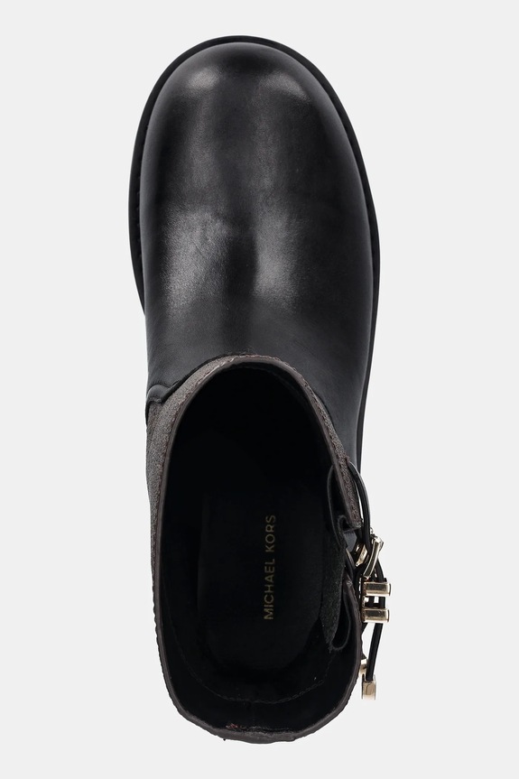 MICHAEL Michael Kors botki skórzane Darrington czarny 40F5DTFE7L.292