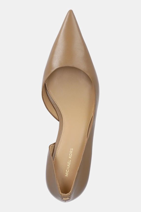 Кожаные туфли MICHAEL Michael Kors Elyse бежевый 40F5EYMP1L.297