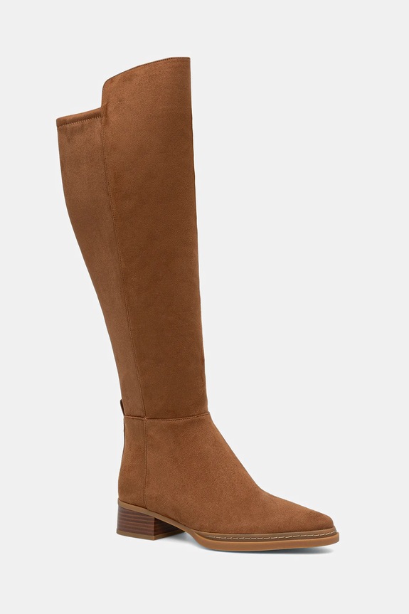 Čizme MICHAEL Michael Kors Lex na patentni zatvarač smeđa 40F5LXMB5S.230