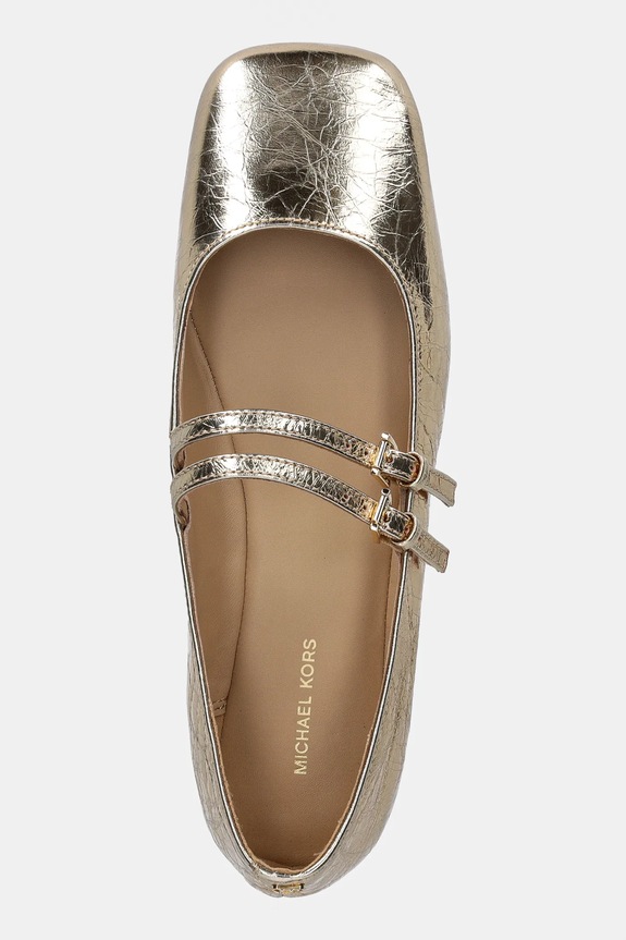 MICHAEL Michael Kors ballerine in pelle Matilda oro 40F5MTFP1M.740