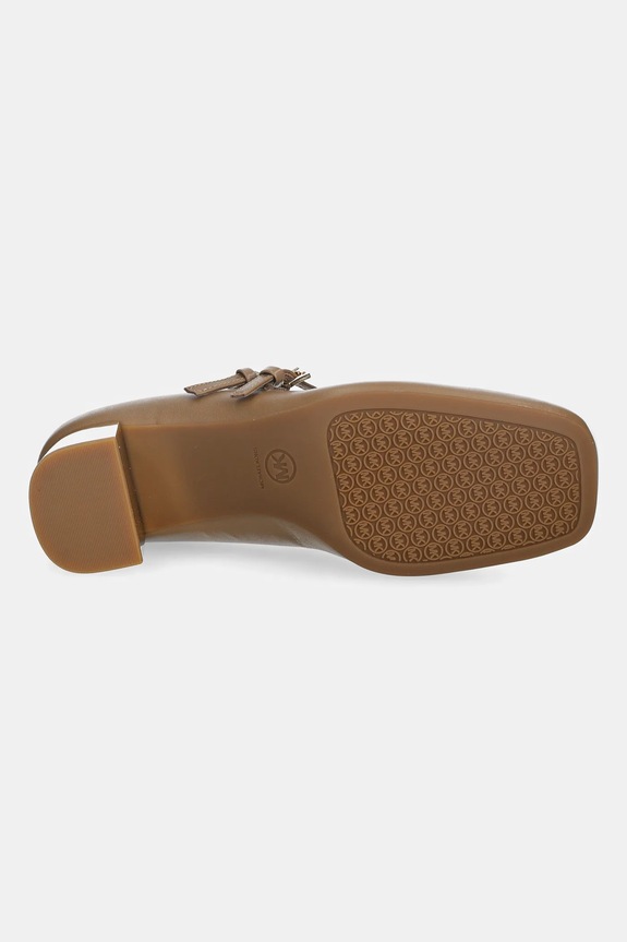 MICHAEL Michael Kors czółenka skórzane Matilda 40F5MTMP1L.297 beżowy