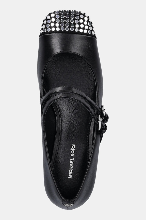 MICHAEL Michael Kors czółenka skórzane Matilda czarny 40F5MTMP3L.001