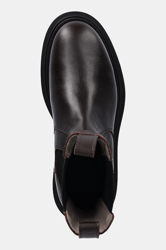 AllSaints stivaletti chelsea in pelle ALEX BOOT marrone W062FB.BRN