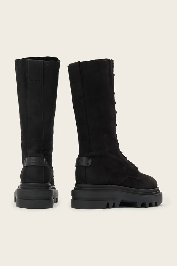 Взуття Черевики з нубуку AllSaints Jay Boot W062FD чорний