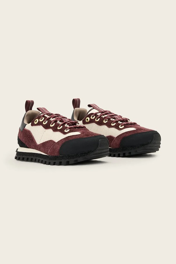 Sneakers AllSaints NEVIS SNEAKER W058FD μπορντό AW25